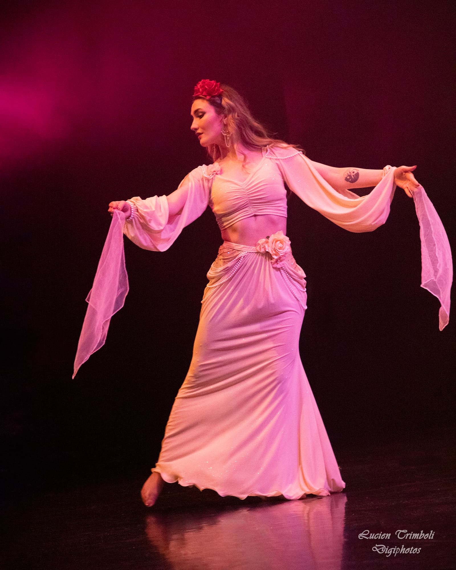 Prestation de danse orientale